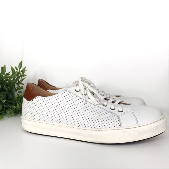 Magnanni Other - MAGNANNI Costa Lo Leather Perforated Sneakers 12